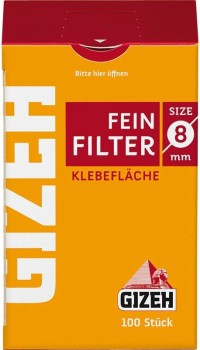 Gizeh Filter Fein mit Klebefläche 8mmKlebefläche 8mmskohle 6mmohle 6mm für x-type Cig